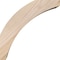 Ekena Millwork 5 1/2"W x 8"D x 8"H Thorton Smooth Knee Brace, Douglas Fir BRC06X08X08THR00SDF - alternate 2